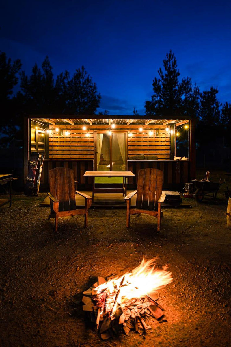 Εξωτερική άποψη των Favela Chic tiny homes