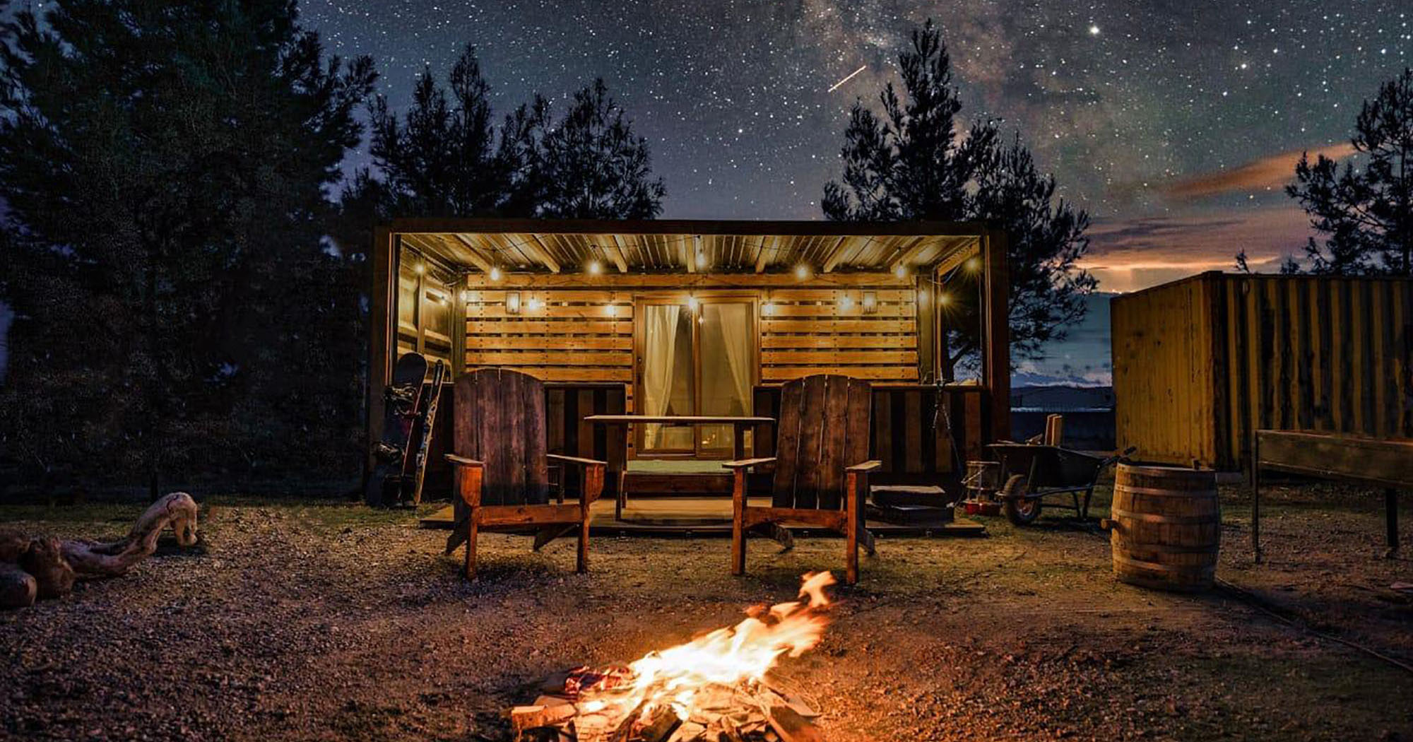 Εξωτερική άποψη των Favela Chic tiny home